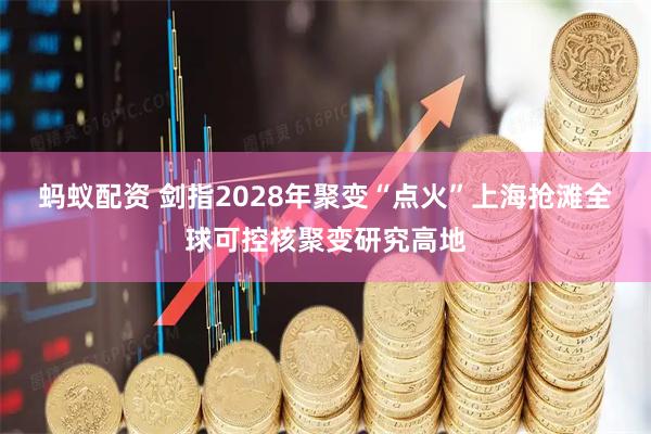 蚂蚁配资 剑指2028年聚变“点火”上海抢滩全球可控核聚变研究高地