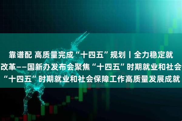 靠谱配 高质量完成“十四五”规划丨全力稳定就业大局，持续深化社保改革——国新办发布会聚焦“十四五”时期就业和社会保障工作高质量发展成就
